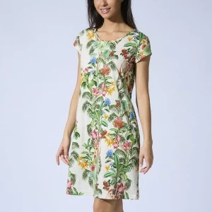 Camisola mujer manga corta estampada