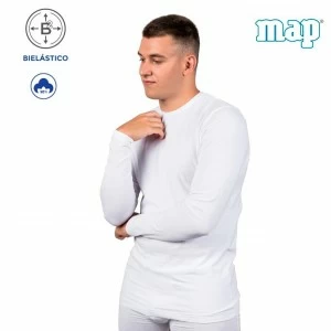 Camiseta manga larga hombre algod&oacute;n biel&aacute;stico