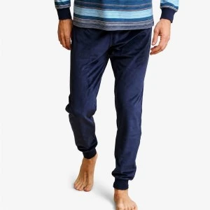 Pijama largo hombre tejido spandex rayas