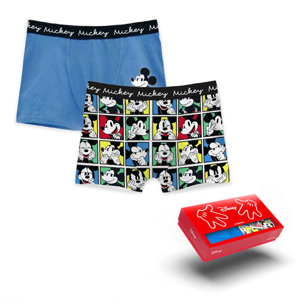 Boxer algodón hombre Mickey pack 2