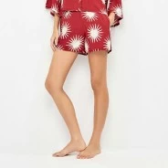 Pantal&oacute;n corto mujer viscosa estampado