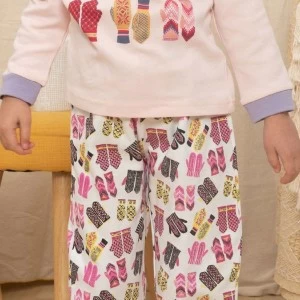 Pijama algod&oacute;n ni&ntilde;a manga larga