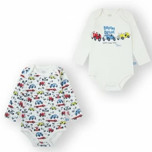 Body algod&oacute;n beb&eacute; cochecitos pack 2 algod&oacute;n