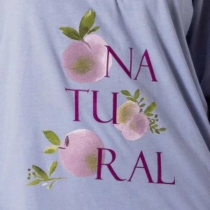 Pijama de mujer de manga corta con tapeta