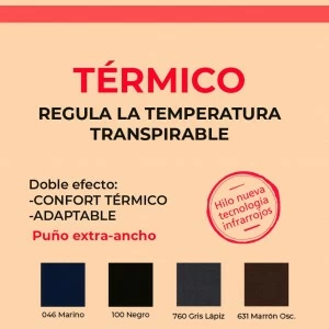 Calcetin t&eacute;rmico mujer pu&ntilde;o antipress
