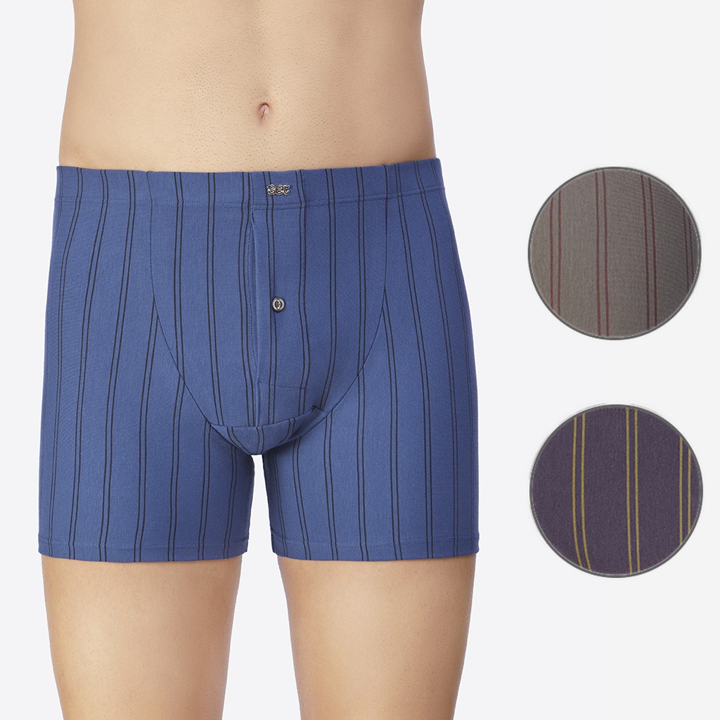 Bóxer hombre clásico con botones algodón lycra