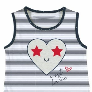 Camis&oacute;n ni&ntilde;a algod&oacute;n rayas