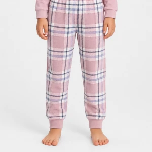 Pijama ni&ntilde;a aterciopelado manga larga