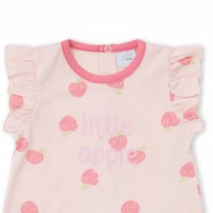 Pelele corto beb&eacute; estampado 