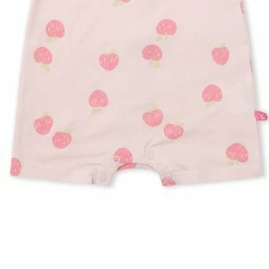 Pelele corto beb&eacute; estampado 