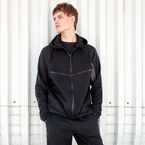 Sudadera hombre abierta con capucha