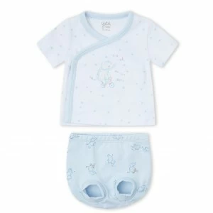 Conjunto beb&eacute; manga corta algod&oacute;n