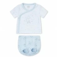 Conjunto beb&eacute; manga corta algod&oacute;n