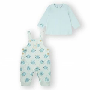 Conjunto Beb&eacute; 2 Piezas Camiseta Peto Estampado