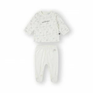Pijama de bebe 2 piezas algod&oacute;n con polaina