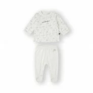 Pijama de bebe 2 piezas algod&oacute;n con polaina