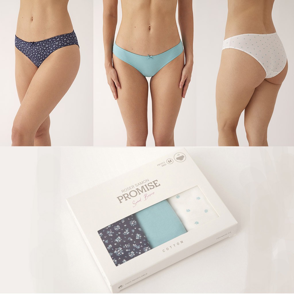 Braga bikini algodón fantasia pack x3 expo 12