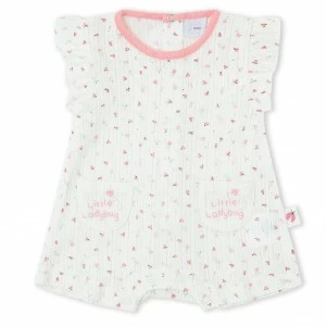 Pelele corto beb&eacute; algod&oacute;n estampado
