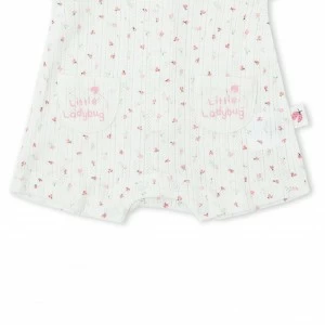Pelele corto beb&eacute; algod&oacute;n estampado