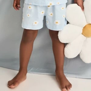 Pijama algod&oacute;n infantil tirantes margaritas