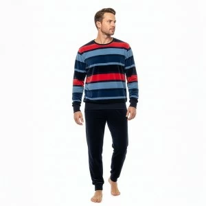 Pijama hombre manga larga rayas