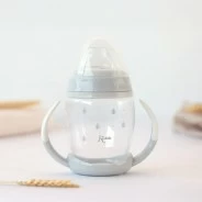 Taza aprendizaje con tetina step coleccion gris