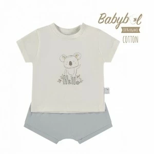 Conjunto beb&eacute; manga corta 