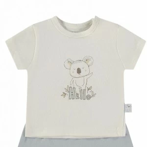 Conjunto beb&eacute; manga corta 