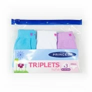 Braga ni&ntilde;a infantil pack 3 sin costuras
