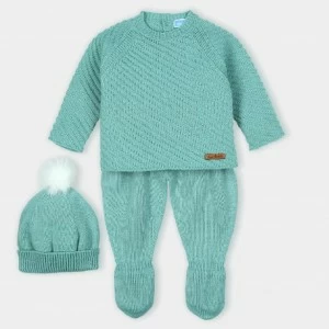 Conjunto beb&eacute; dos piezas y gorro