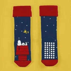 Calcet&iacute;n mujer estampado Snoopy 