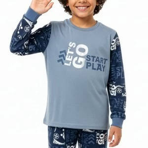 Pijama algod&oacute;n juvenil manga larga
