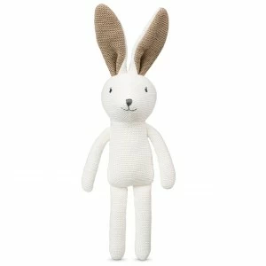 Peluche conejo tejido de punto de algod&oacute;n.