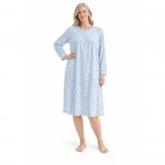 Camis&oacute;n largo mujer cuello botones