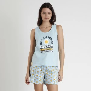 Pijama algod&oacute;n mujer tirantes 