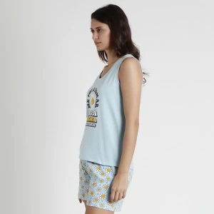 Pijama algod&oacute;n mujer tirantes 
