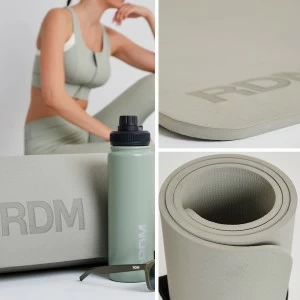Esterilla deportiva verde con asas de 183 x 61 x1 