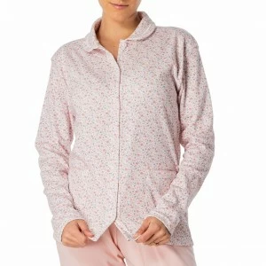 Pijama mujer abierto florecitas