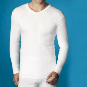 Camiseta manga larga cuello pico canal&eacute; Termal