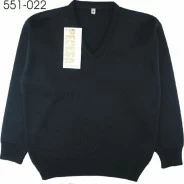 Jersey hombre cuello pico colegial