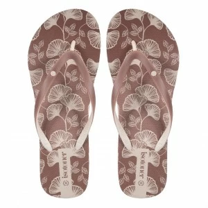 Chancla mujer tac&oacute;n estampado floral 