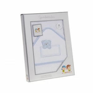 Capa ba&ntilde;o beb&eacute; algod&oacute;n para bordar