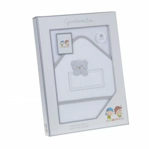 Capa ba&ntilde;o beb&eacute; algod&oacute;n para bordar