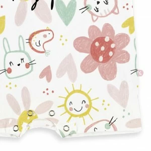 Pelele beb&eacute; tirantes estampado