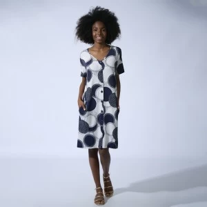 Camisola mujer manga corta con botones