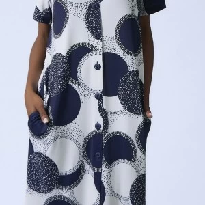 Camisola mujer manga corta con botones