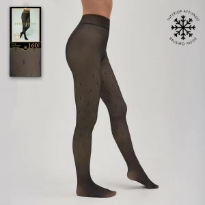 Panty mujer t&eacute;rmico opaco efecto piel geometric