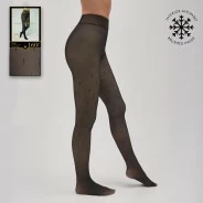Panty mujer t&eacute;rmico opaco efecto piel geometric