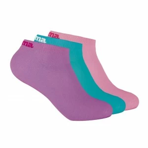 Calcet&iacute;n mujer invisible pack x3 algod&oacute;n