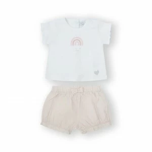 Conjunto exterior ni&ntilde;a arco iris